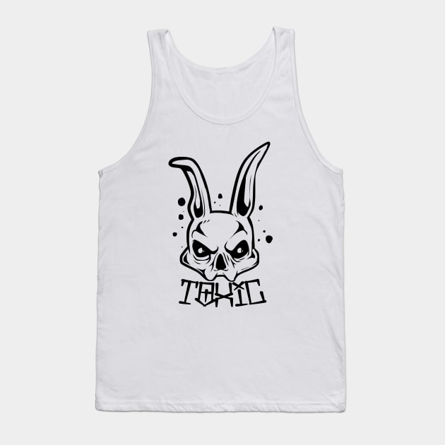 Toxic Bunny Tank Top by Rockadeadly